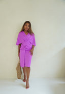 Ella Modest Swimsuit Set with Sofia Skirt – Fuchsia