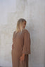 Eva ribbed dress - Beige