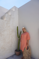 Kaia Modest Swim Dress – Peach
