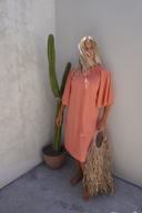 Kaia Modest Swim Dress – Peach