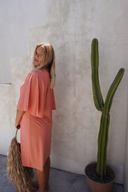 Kaia Modest Swim Dress – Peach