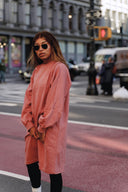 Nina Modest Sweater Dress – Rose