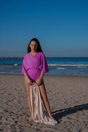 Ella Modest Swimsuit Set with Sofia Skirt – Fuchsia