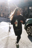 Nina Sweater dress - Black