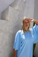 Kaia Modest Swim Dress – Gulf Blue
