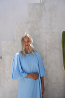 Kaia Modest Swim Dress – Gulf Blue