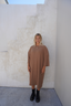 Eva ribbed dress - Beige