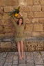 Levana swim set with real wrap skirt  - Olive