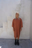 Eva ribbed dress - Caramel