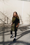 Lana Mini Pencil Sport Skirt with Pockets – Military
