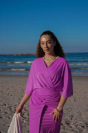 Ella Modest Swimsuit Set with Sofia Skirt – Fuchsia
