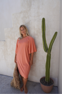 Kaia Modest Swim Dress – Peach