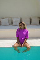 Mona Modest Swimsuit Set with Real Wrap Skirt – Fuchsia
