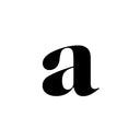 Anava paris logo back and white