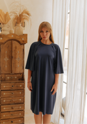 Kaia Modest Swim Dress – Shiny Navy
