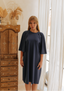 Kaia swim dress - Shinny Navy