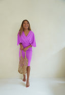 Ella Modest Swimsuit Set with Sofia Skirt – Fuchsia