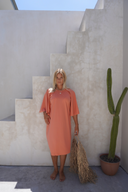 Kaia Modest Swim Dress – Peach