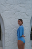 Azure Ella swim set with Elina skirt 2.0, modest swimwear featuring a wrap-style skirt for summer beachwear