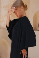Kaia Modest Swim Dress – Black