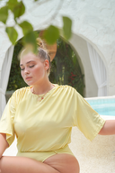 Honey Mona swim set with Tara skirt, modest swimwear with skirt for full coverage beachwear