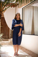 Kaia Modest Swim Dress – Shiny Navy