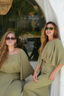 Olive Maya swim set with Salma skirt, modest swimwear with skirt for full coverage beachwear