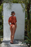 Clay Mona swim set with Tara skirt, modest swimsuit for women offering full coverage and elegant design
