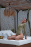 Olive Adaya swim set with real wrap skirt, modest summer swimwear for stylish and comfortable beachwear