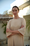 Eva dress - Cream - ANAVA PARIS