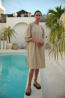 Eva dress - Cream - ANAVA PARIS