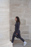 Modest activewear charcoal sport skirt – perfect for Muslim activewear needs.