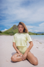 Naya Cropped Top + One-Piece Swimsuit - Honey Dew Shinny / Melon Matte