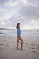 Rachelle one piece - Blue - ANAVA PARIS