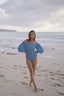 Rachelle one piece - Blue - ANAVA PARIS