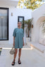 Kaia jersey dress - Jade - ANAVA PARIS