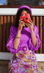 Rachelle set - Fushia - ANAVA PARIS